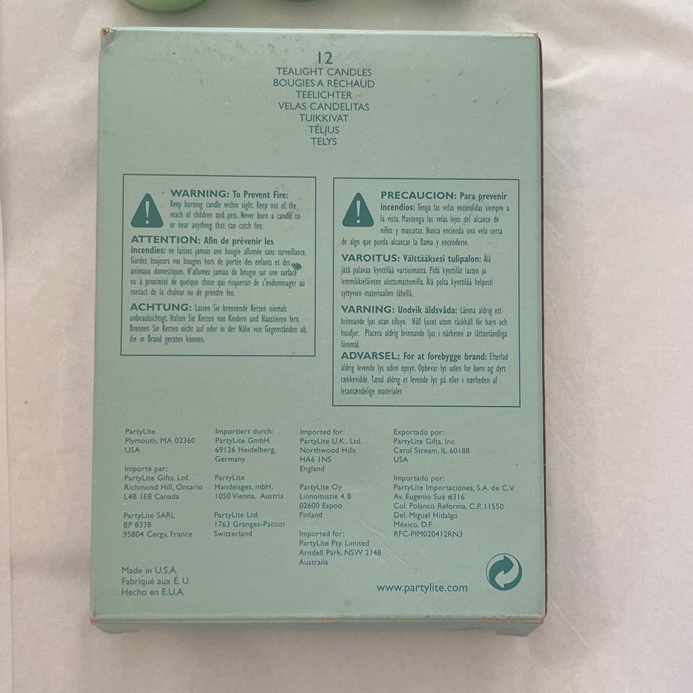 Partylite Honeydew Tea lights - 9 - Picture 3 of 3